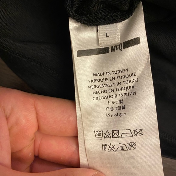 MCQ ALEXANDER MCQUEEN Black McQ Swallow Floral T-Shirt - Picture 4 of 4